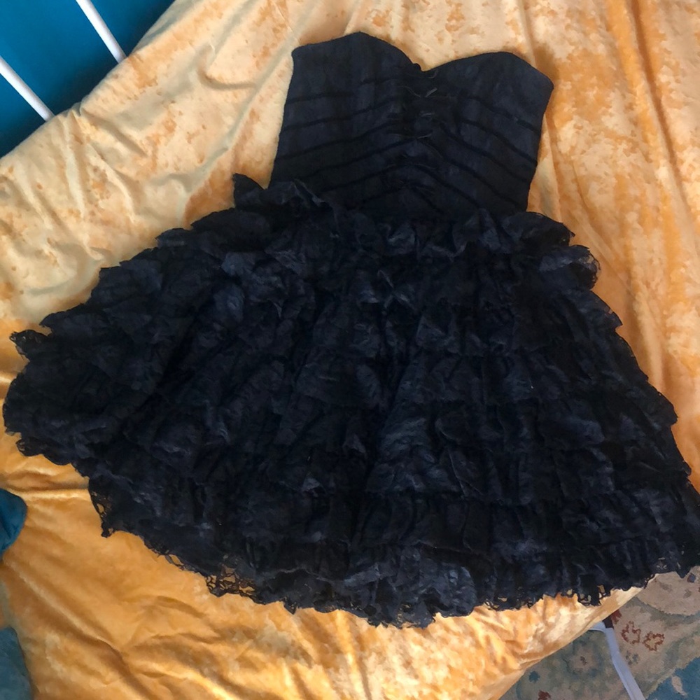Black Lace Vintage Betsey Johnson!